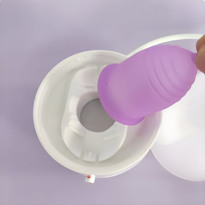 Limpador de Coletor Menstrual MenstruClean™ a Vapor Automático USB